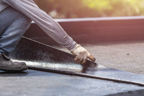 Professional Waterproofing technician working in Omro, WI